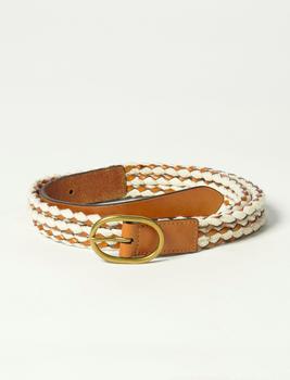 商品Lucky Brand Leather And Rope Braided Belt图片