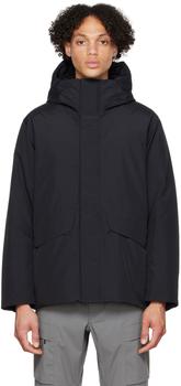 商品Goldwin | Black Hooded Down Jacket,商家SSENSE,价格¥3358图片