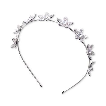 商品INC International | Silver-Tone Crystal Flower Headband, Created for Macy's,商家Macy's,价格¥80图片