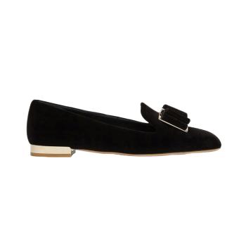 菲拉格慕芭蕾鞋女鞋, Salvatore Ferragamo | SALVATORE FERRAGAMO 女士黑色平底船鞋 01-R506-733784商品图片 独家减免邮费