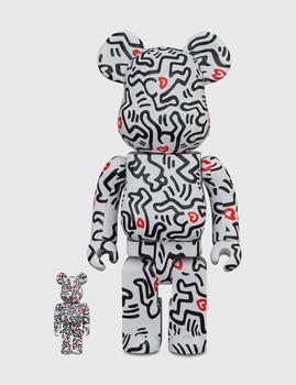商品Be@rbrick Keith Haring #8 100% & 400% Set图片