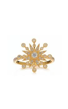 Colette Jewelry | Colette Jewelry - Colette ’s Star 18K Yellow Gold Diamond Ring - Gold - US 7 - Moda Operandi - Gifts For Her,商家Fashion US,价格¥28322