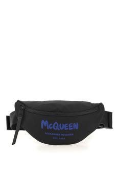 推荐Alexander mcqueen 'mcqueen graffiti' nylon belt bag商品