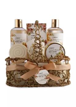 商品Lovery Home Spa Gift Basket - Honey & Almond Scent - Luxury Set,商家Belk,价格¥336图片