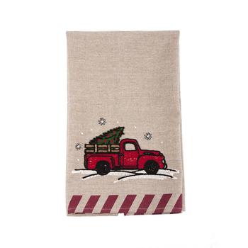 商品Manor Luxe | Christmas Truck Christmas Tea Towel, 17" x 27",商家Macy's,价格¥171图片