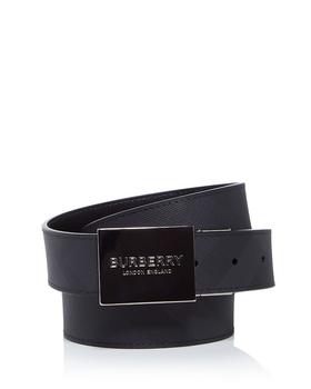 巴宝莉皮带, Burberry | Men's Logo Plaque Buckle Belt商品图片 