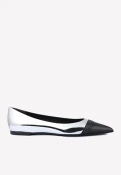 Tom Ford | Cap-Toe Ballet Flats in Mirror Leather,商家Thahab,价格¥3778