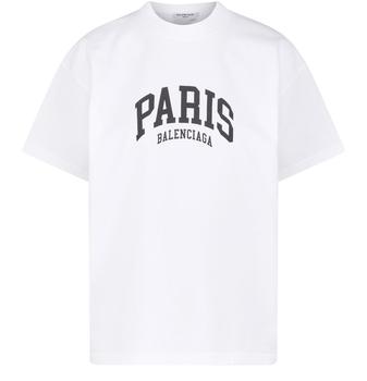 Balenciaga | Cities Paris 中号修身T恤商品图片,