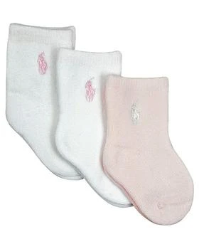 推荐女婴Girls' Terry Crew Socks, 3 Pack - Baby商品