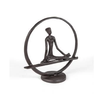 Danya B | Yoga Meditation Circle Cast Iron Sculpture,商家Macy's,价格¥337