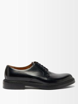 推荐Henry heel-logo leather derby shoes商品