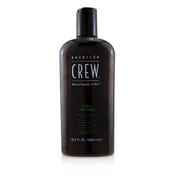 American Crew | 3-in-1 Tea Tree Shampoo, Conditioner and Body Wash商品图片,7.5折起×额外8折, 额外八折