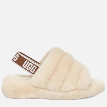 推荐UGG Women's Fluff Yeah Slide Sheepskin Slippers - Natural商品