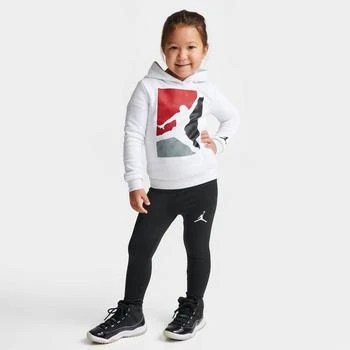 推荐Girls' Toddler Jordan Block HD Shine Hoodie and Leggings Set商品