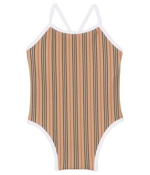 商品Burberry | Mini Sandie Check One-Piece Swimsuit (Infant/Toddler),商家Zappos,价格¥1002图片