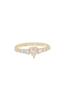 Nordstrom, Nordstrom | CZ PEAR SOLITAIRE RING商品图片 