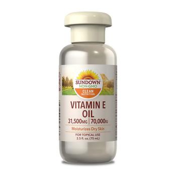 商品Sundown Naturals 70,000 IU Vitamin E Oil, 2.5 Oz图片