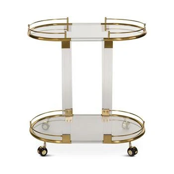 Safavieh | Lennon Acrylic Bar Trolley,商家Bloomingdale's,价格¥5545