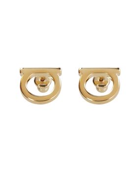 菲拉格慕经典款, Salvatore Ferragamo | Classic Gancini Logo Earrings商品图片 