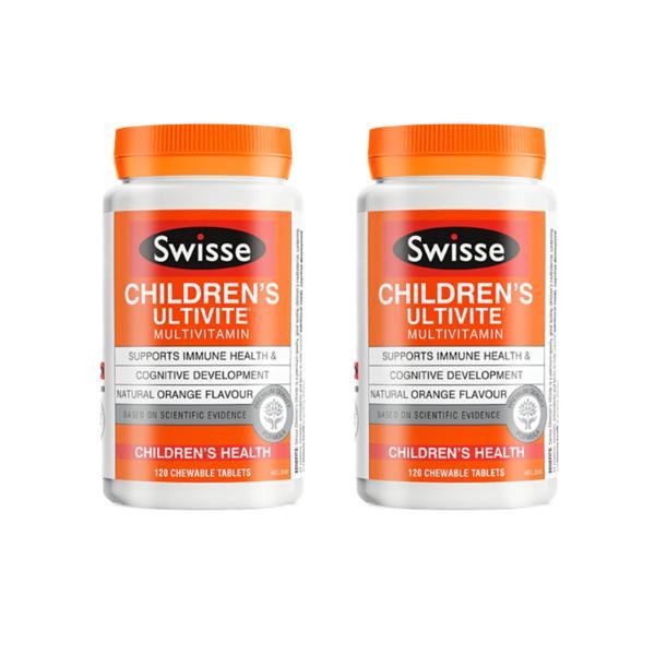 Swisse | 澳洲Swisse斯维思 儿童复合维生素咀嚼片 120粒*2商品图片,包邮包税