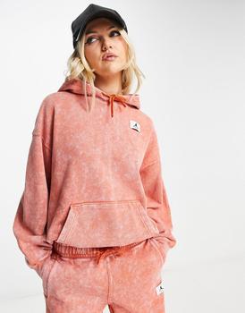 Jordan | Jordan Flight fleece hoodie in washed rust商品图片,$625以内享8折