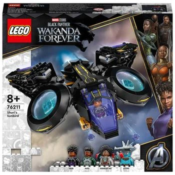LEGO | LEGO Marvel Shuri's Sunbird Black Panther Building Toy (76211),商家Zavvi US,价格¥418
