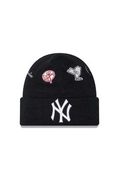 推荐New Era New York Yankees Knit Patched Beanie商品