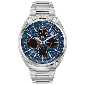 推荐Eco-Drive Men's Chronograph Promaster Tsuno Racer Stainless Steel Bracelet Watch 45mm商品