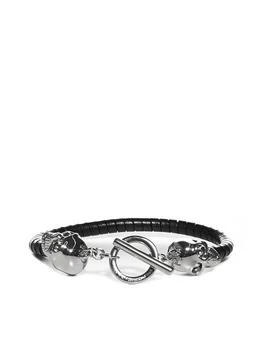 推荐Alexander McQueen T-Bar Skull Bracelet商品