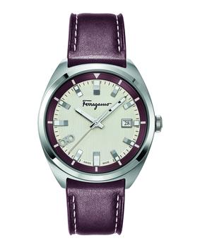 菲拉格慕手表, Salvatore Ferragamo | Ferragamo Evolution Leather Watch商品图片 独家减免邮费