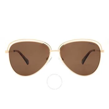 Polaroid | Core Polarized Brown Butterfly Ladies Sunglasses PLD 4103/S 001Q/SP 58 3折, 满$200减$10, 满减