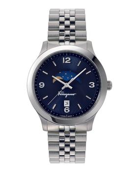 男士休闲菲拉格慕手表, Salvatore Ferragamo | Ferragamo Duo Moonphase Bracelet Watch商品图片 独家减免邮费