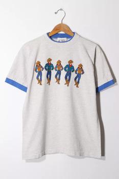 推荐Vintage Line Dancing Tipped T-shirt商品