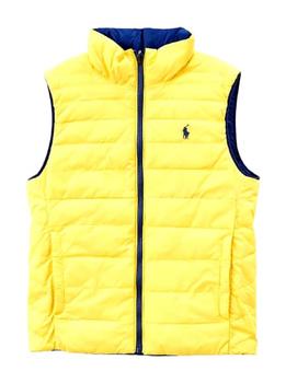 Ralph Lauren | Polo Ralph Lauren Ralph Lauren Kids Baby Boys Reversible Padded Vest In Yellow Recycled Nylon Polo商品图片,8.4折