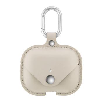 商品WITHit | Gray Leather Apple AirPods Case with Silver-Tone Snap Closure and Carabiner Clip,商家Macy's,价格¥251图片