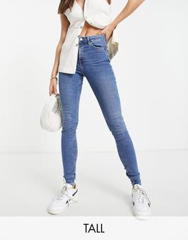 topshop jamie衣服, Topshop | Topshop Tall Jamie jeans in mid blue商品图片 