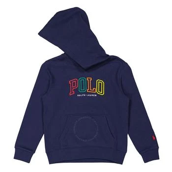 Ralph Lauren | Cruise Navy Logo Fleece Hoodie,商家Jomashop,价格¥328