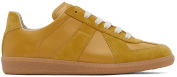 MAISON MARGIELA | Yellow Replica Nappa Sneakers商品图片,