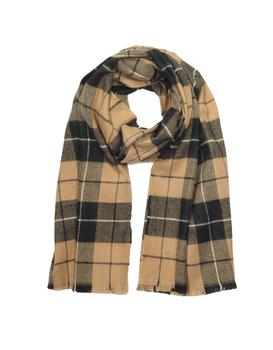 可汗是什么牌子, Julia Cocco' 茱利娅可可 | Camel and Black Checked Women's Scarf商品图片 4.9折