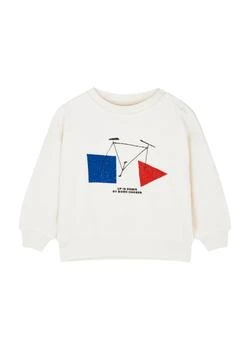 推荐KIDS Crazy Bicycle printed cotton sweatshirt商品