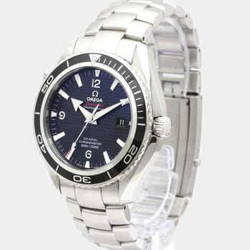 欧米茄男表多少钱, [二手商品] Omega | Omega Black Stainless Steel Seamaster Planet Ocean Quantum Solace LE 222.30.46.20.01.001 Men's Wristwatch 45.5 MM商品图片 9.5折