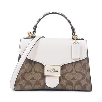 coach联名新款, Coach | 美国直邮COACH蔻驰斜挎包女士新款帆布PEPPER手提单肩包C1325商品图片 额外8.2折x额外9折, 额外八二折, 额外九折