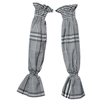 美国burberry, [二手商品] Burberry | Burberry Monochrome Gingham Wool Blend Ruched Sleeves S/M商品图片 9.4折, 满1件减$100, 满减