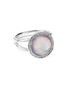 商品Ippolita | Lollipop® Sterling Silver, Diamond & Multi-Stone Mini Ring,商家Saks Fifth Avenue,价格¥5248图片