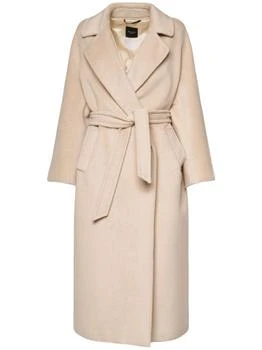 Weekend Max Mara | Tempera Wool Blend Belted Coat,商家LUISAVIAROMA,价格¥2657