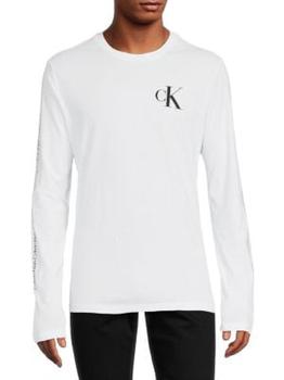 Calvin Klein | Marquee Logo Long Sleeve Graphic Tee商品图片,4折