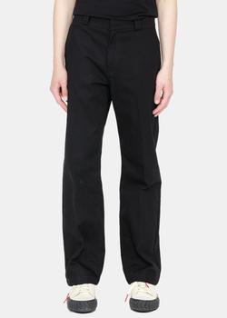 Loewe | Loewe Black Drill Cotton Pants商品图片,5折×额外9.5折, 额外九五折