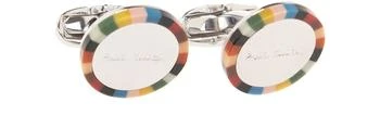 Paul Smith | Striped cufflinks,商家24S,价格¥1172