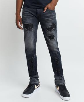Reason Clothing | Westfield Patch Slim Jeans商品图片,4折×额外8折, 额外八折