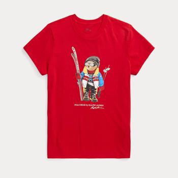 推荐Polo Ralph Lauren Women's Ski Bear Short Sleeve-T-Shirt - Rl 2000 Red商品